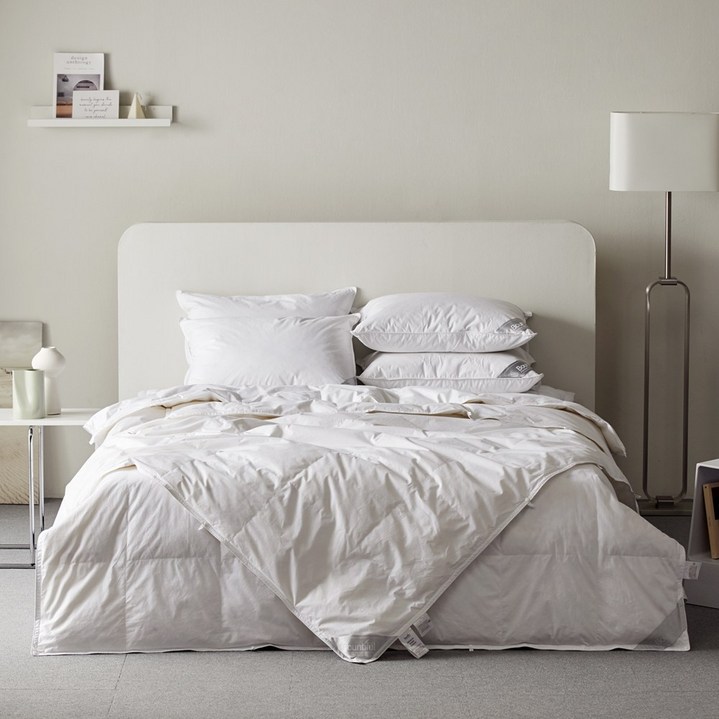 바운티풀 호텔 2 in1 결합형 구스 이불솜 300g  800g 세트, 화이트