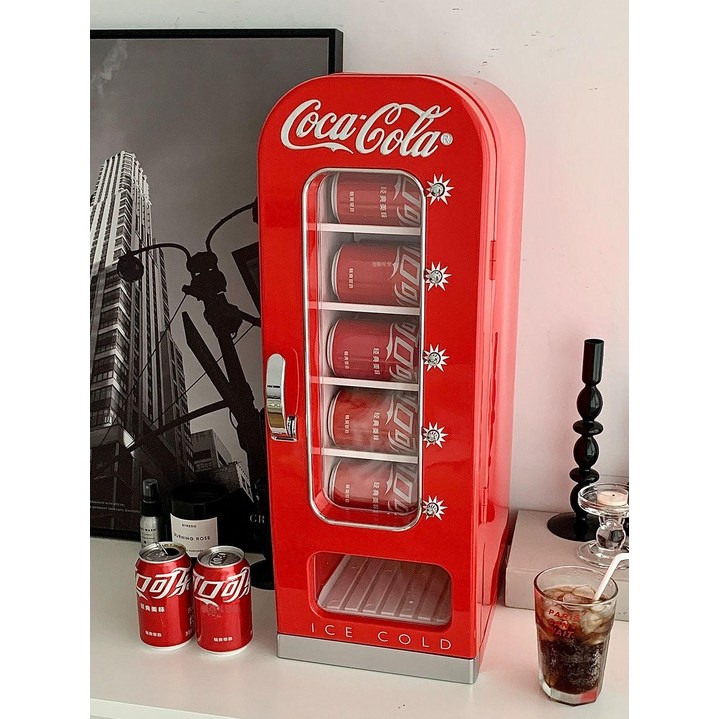 코카콜라 자판기 냉장고 캔 가정용 업소용 굿즈 음료 18L