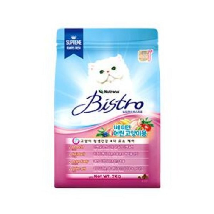 뉴트리나 비스트로 캣 키튼 고양이 사료 2kg, 단일상품