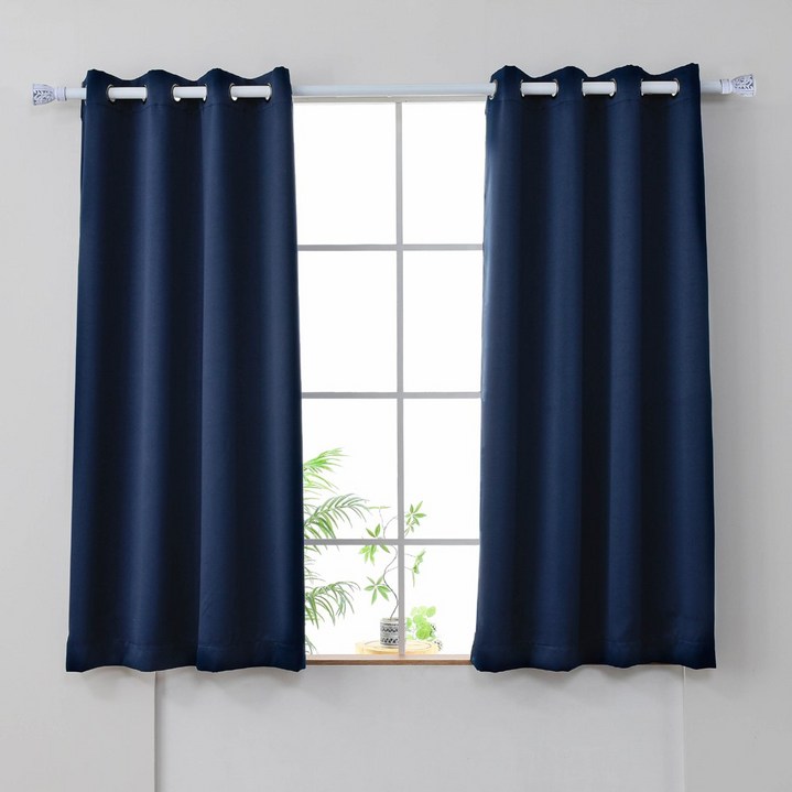 WCL 어울림 창문형 아일렛형 암막커튼 1+1 세트판매 햇빛차단 방한 방풍 단열