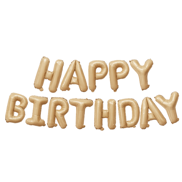 파티에진심인사람들 해피벌스데이 레터링 풍선 가랜드 생일풍선세트 파티용품