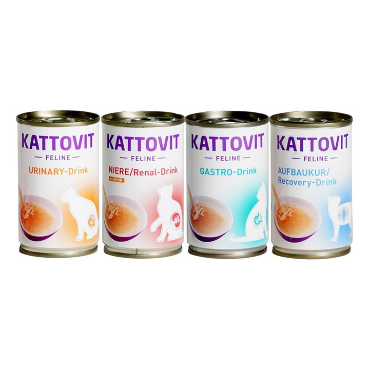 미아모아 카토빗 드링크 (기능성 고양이 수분 음료), 16개, 135ml, 4가지혼합