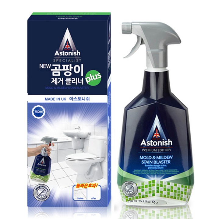 아스토니쉬 NEW 곰팡이 클리너 plus 스프레이, 750ml, 1개