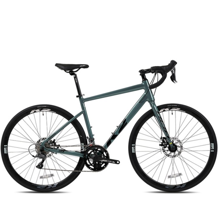 케이투바이크 로드자전거 피가로 R1.6D 시마노 클라리스 16단 텍트로 디스크 브레이크, 1개, 170cm, 피가로R1.6D 530 쉐도우 블랙 완조립사은품D