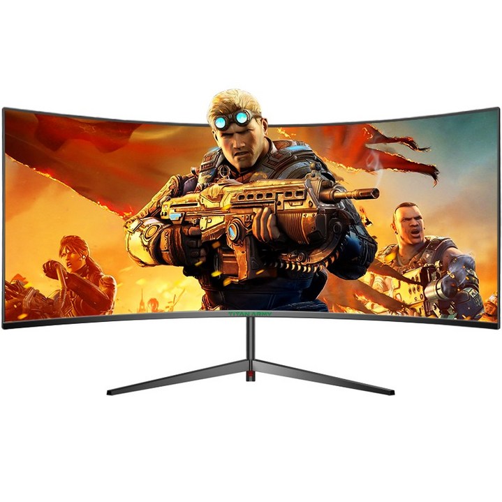 타이탄 군대 30 인치 2K 200Hz 곡선 게임 모니터 219 2560×1080 울트라 와이드 슬림 FREESYNC VESA 금속