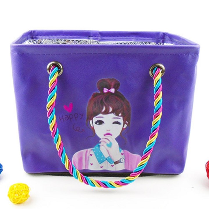 버블리데이 러블리걸 물빠지는 목욕가방 퍼플