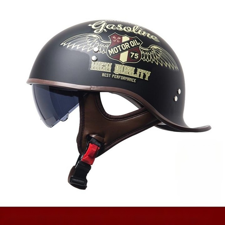 반모 경량 할리 빈티지 헬멧, 천사