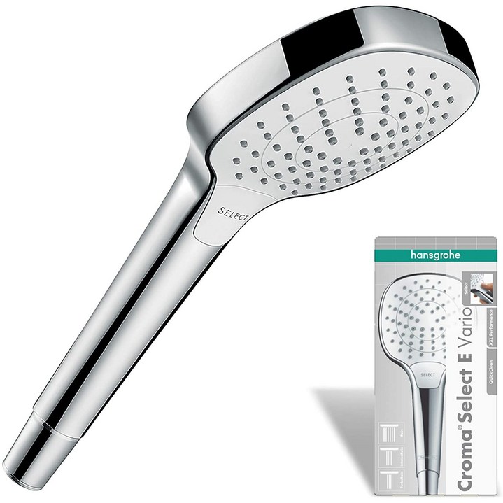 [독일]hansgrohe Croma Select E 핸드 샤워기,샤워헤드