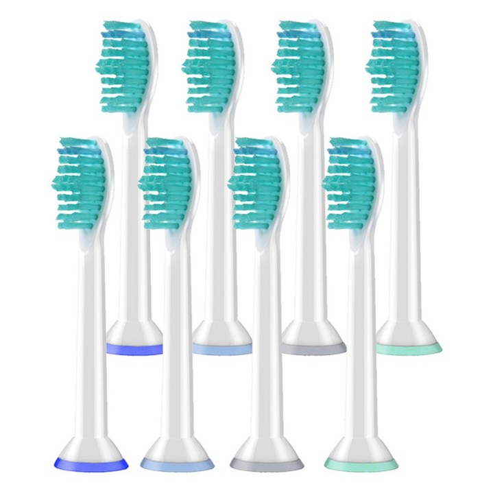 토비메모리 필립스 전동칫솔모 호환 리필모 플렉스케어 HX6014 HX3673 HX3675 HX4300 HX6001 HX6002, 8개, 필립스 호환모