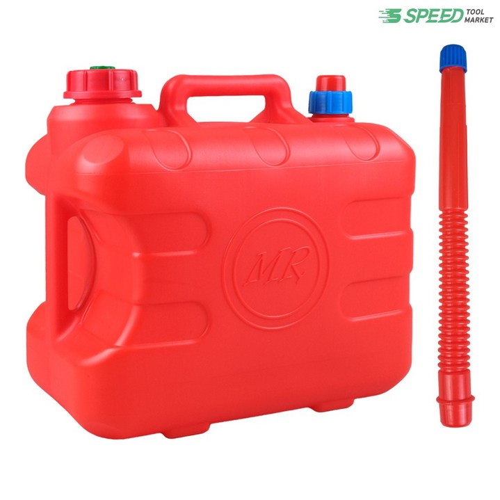 석유통 고급형 20리터 빨강 기름통 캠핑 말통 자바라통 등유통 연료통, 빨강, 1개