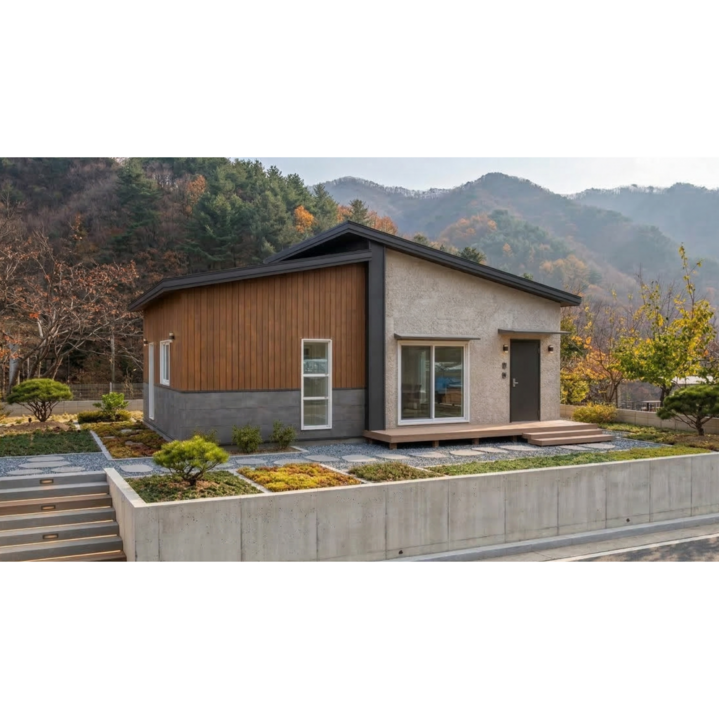 첨단디자인하우스 20평 모듈러주택 이동식주택 체류형쉼터 이동형주택 컨테이너하우스 I AP-03