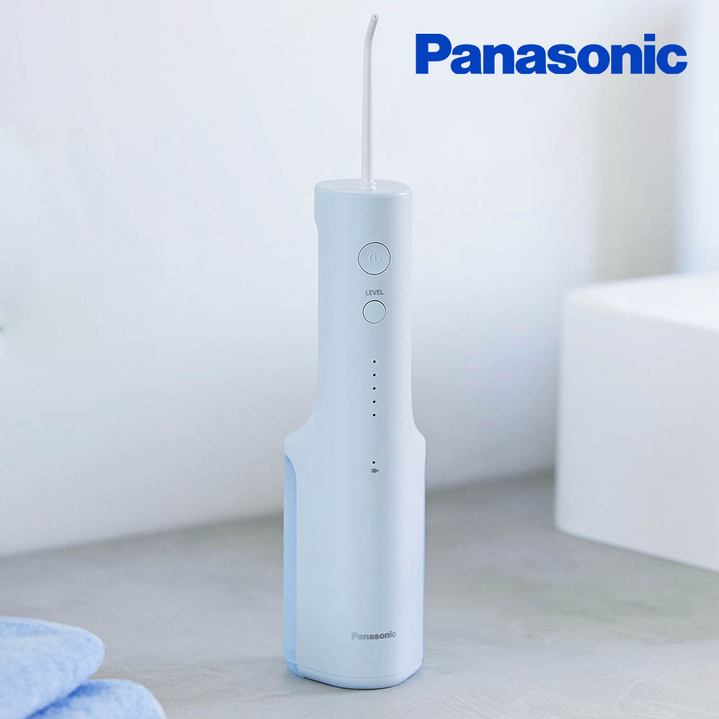 파나소닉 휴대용 무선 구강세정기 IPX7 방수 워터 치아 치간 물치실 세척기 EW-DJ26