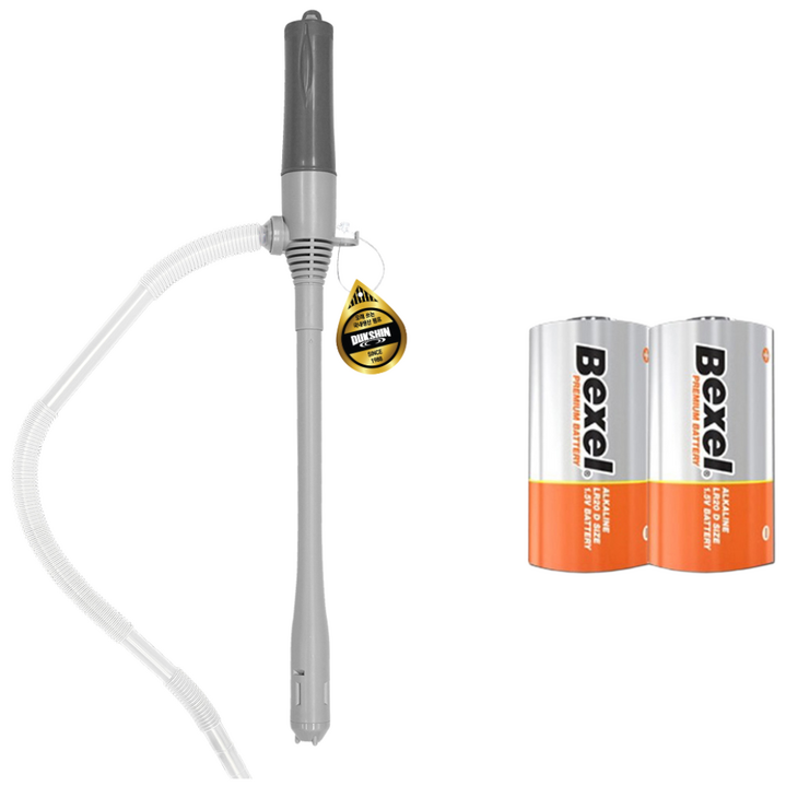 덕신 DP07EA 휴대용 소형 자동 주유 자바라펌프 말통용 기름 오일 배터리펌프, 1개, 본품  배터리1개