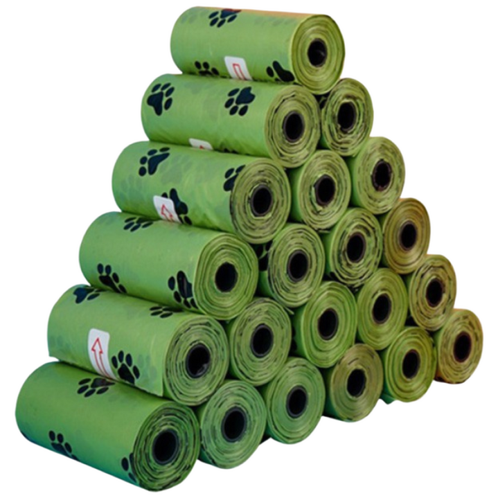 초특가 750매! 생분해 강아지 배변봉투 대용량 친환경 리필 풉백 똥츄, 1세트, 750개입, 그린