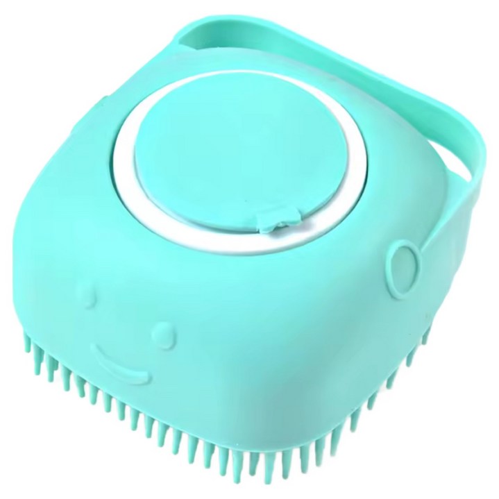 우아지오 반려동물 샴푸 브러쉬, 1개, 민트