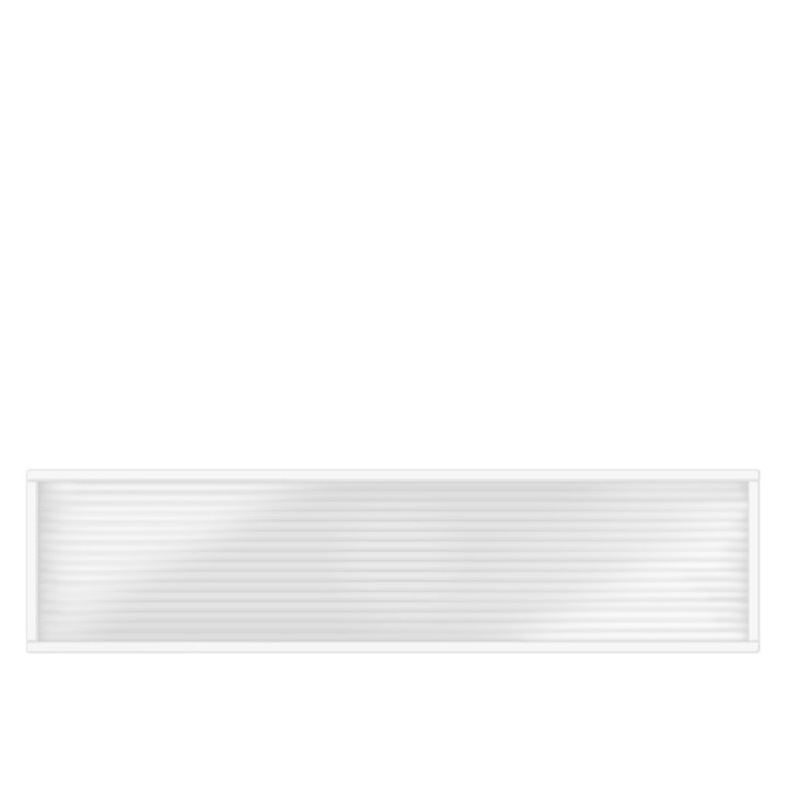 타공판닷컴 클리어 아일랜드 폴리카보네이트 파티션 가로 1200 x 120 x 300 mm, 화이트(프레임), 투명(패널)