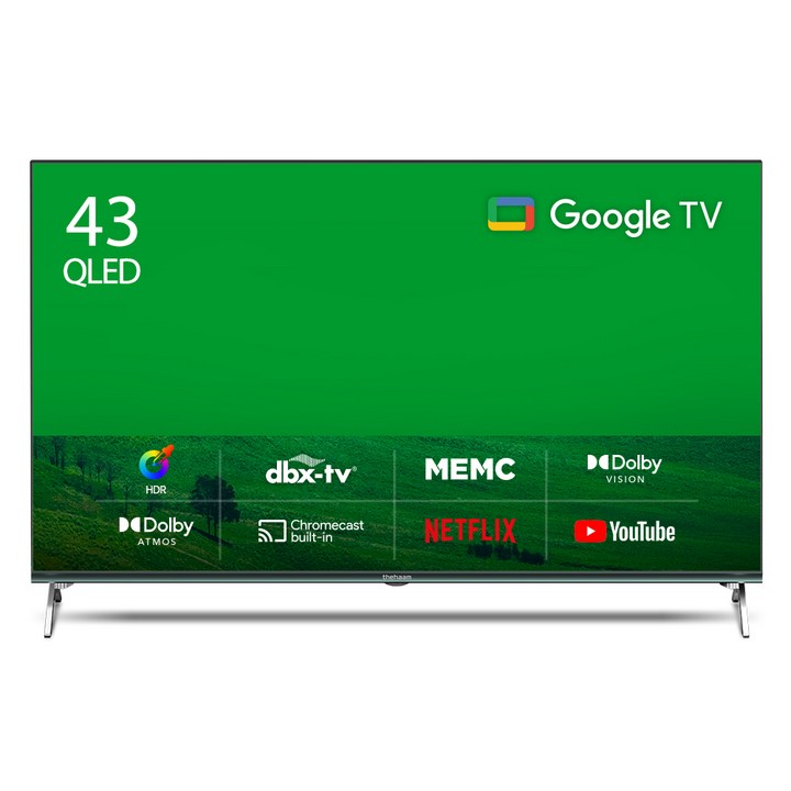 더함 4K UHD QLED 구글 OS TV