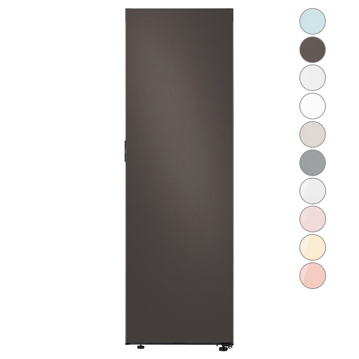 [색상선택형] 삼성전자 비스포크 키친핏 1도어 냉동고 우개폐 347L 방문설치