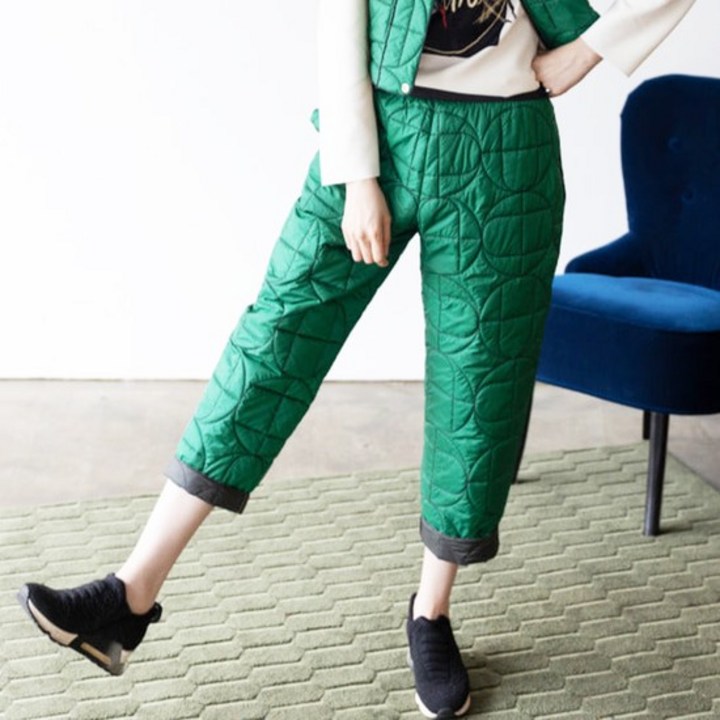 [최초가 318000원] A로고 패딩 팬츠 (AGWOPT80) GREEN