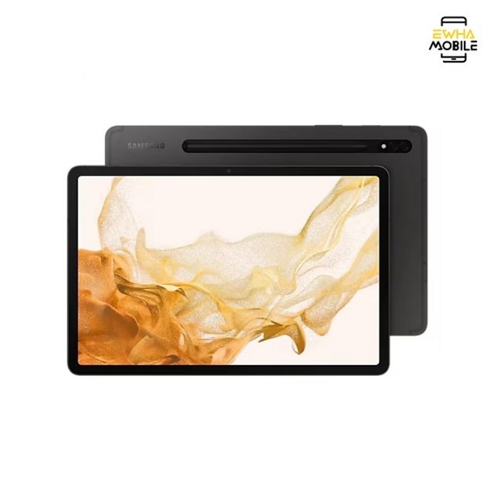 삼성전자 삼성 중고 태블릿PC SM-X706 갤럭시 탭S8 WIFI+5G전용 128GB, 블랙, 128GB, Wi-Fi+Cellular