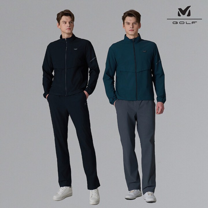 26SS 밀레골프 남성 트리코트 셋업자켓팬츠