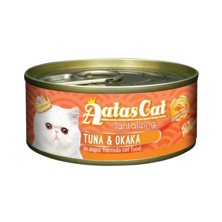 고양이츄르 아타스캣 오리지널 참치맛 80g 고양이캔 주식 습식 간식 10종 선택