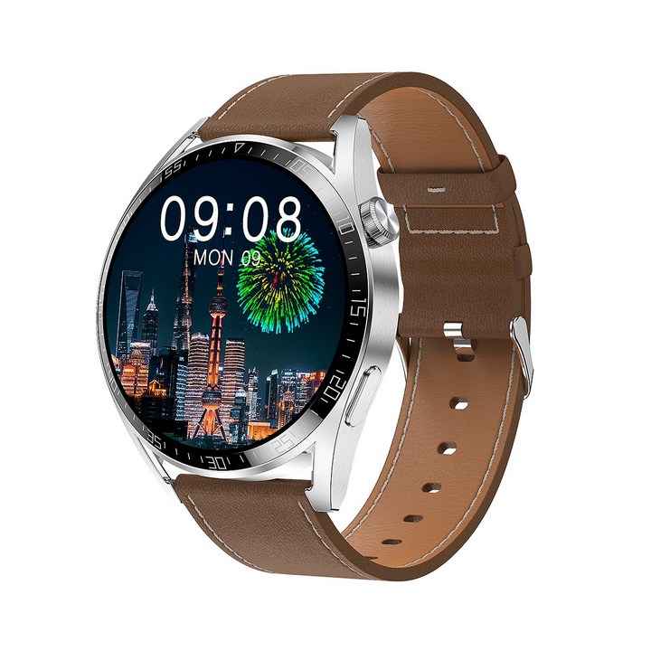 RichMagic GT4Max 1.5인치 스마트워치 블루투스통화 무선충전 NFC GPS IP68 방수 스포츠워치 46mm, 실버 RichMagic GT4Max 1.5인치 스마트워치 블루투스통화 무선충전 NFC GPS IP68 방수 스포츠워치 46mm, 실버