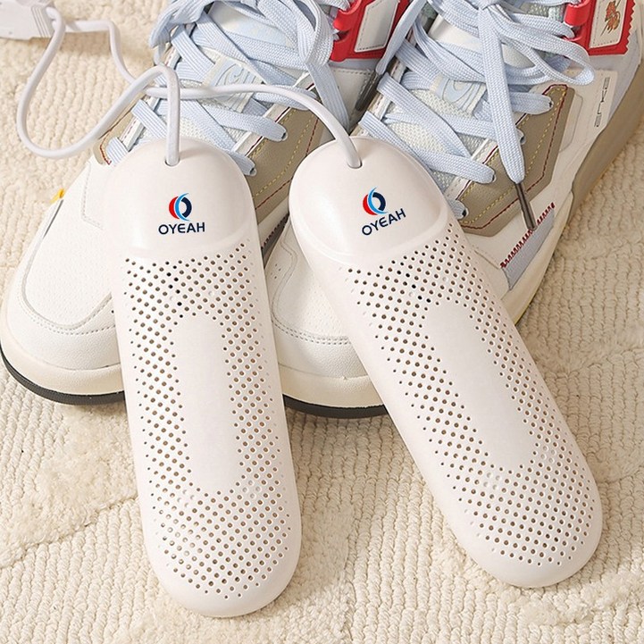 OYEAH 신발 건조기 흰색 타이밍 퍼플 드라이 신발건조기, 흰색, 20×6.5cm