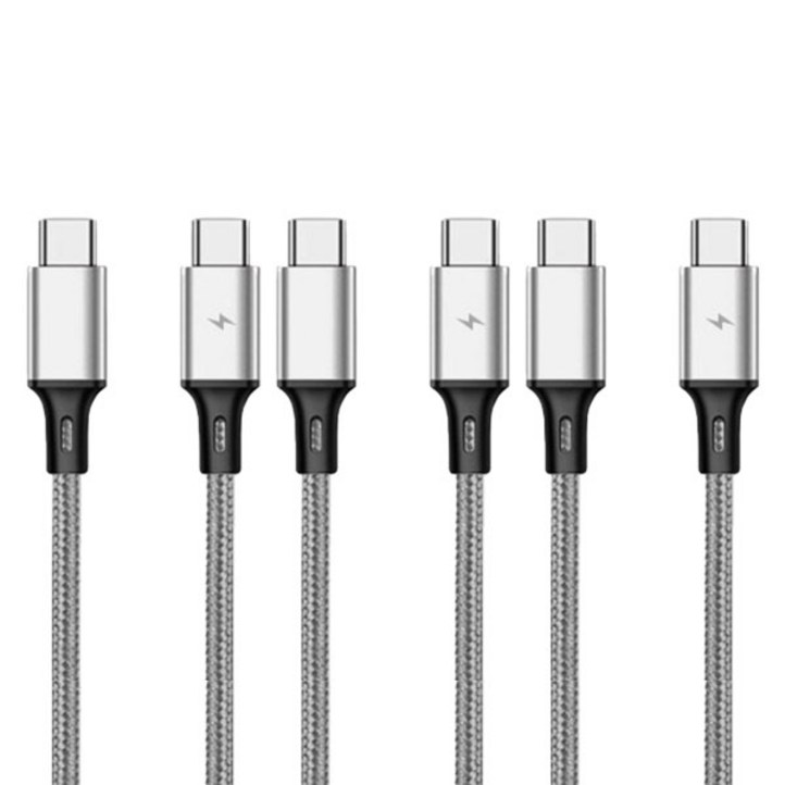 헬로젬 C to C PD 고속 충전 케이블 60W 60cm 1.2m 2m 3종 세트