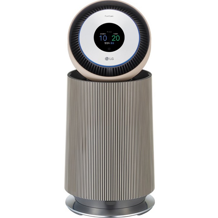 LG 퓨리케어 오브제컬렉션 360도 공기청정기 알파UP G 펫 필터 클레이 브라운 AS203NB4A