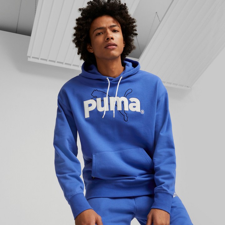 푸마 남성용 통기성 팀 그래픽 후디TEAM GRAPHICS HOODIE블루62063192 푸마 남성용 통기성 팀 그래픽 후디TEAM GRAPHICS HOODIE블루62063192