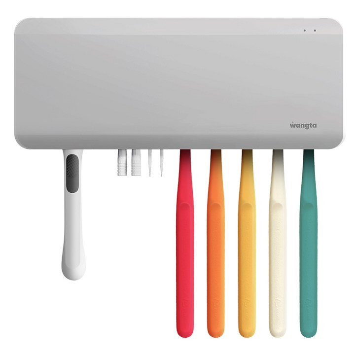 왕타 바이올렛 칫솔 살균 건조기 WTV001, WTV001, 그레이