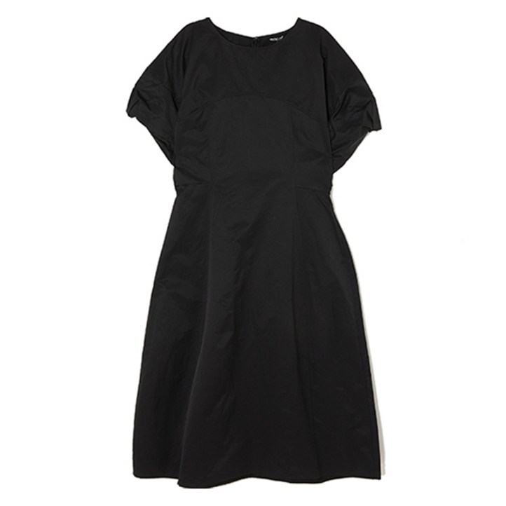 랩 볼륨 소매 플레어 원피스 AQ2WOM63