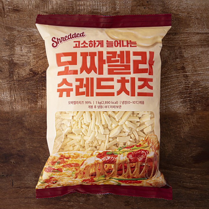 로켓프레시 고소하게 늘어나는 모짜렐라 슈레드치즈