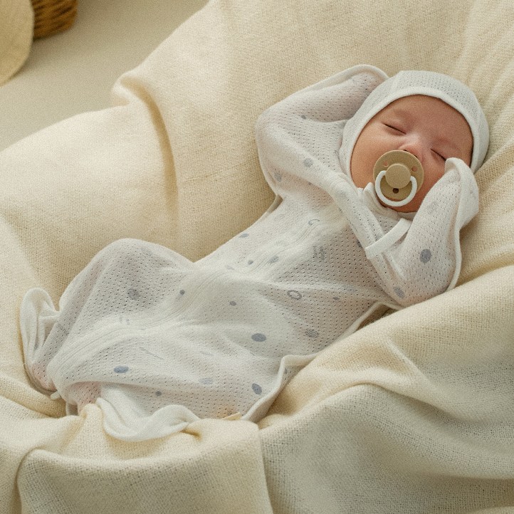 말랑하니 스와들 속싸개 오가닉 메쉬 S