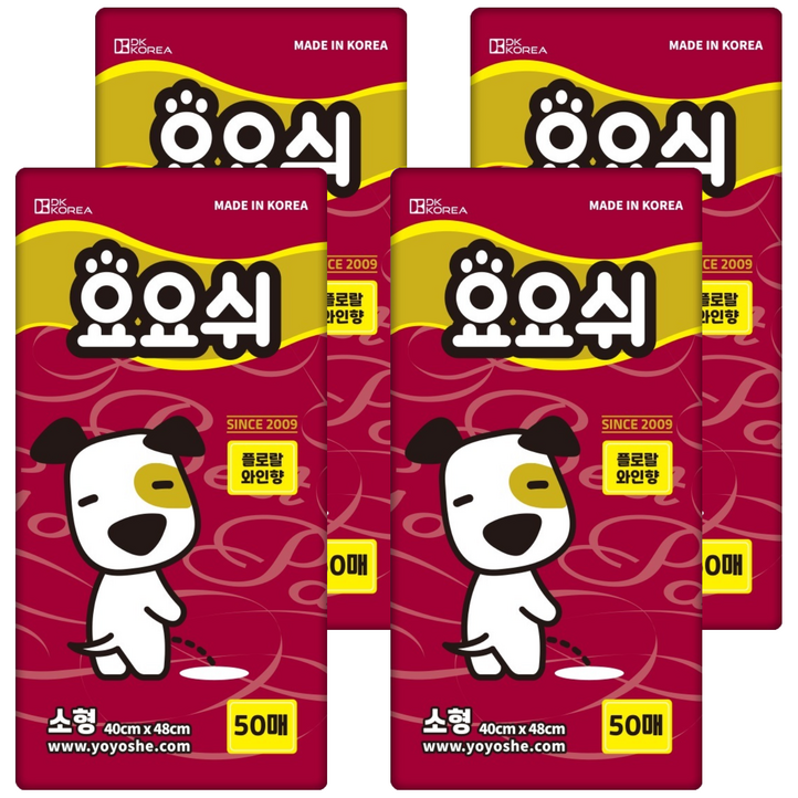 요요쉬 강아지 배변패드 플로랄와인향