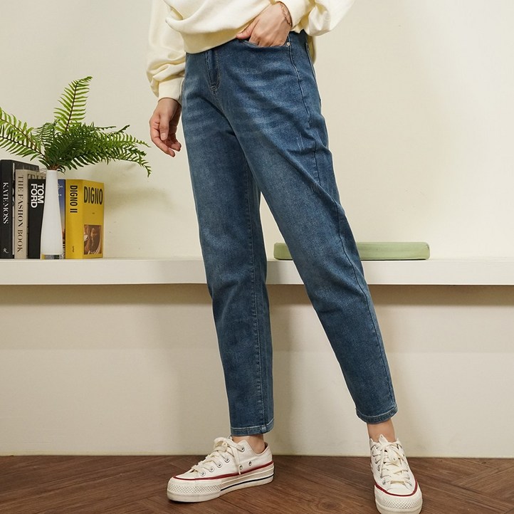 여성용 스판이 남달라 배기핏 스판 청바지 No3C8303