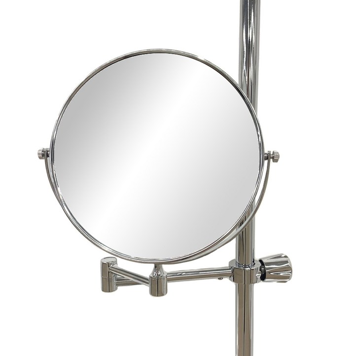 몬세라믹 무타공 욕실 샤워바용 면도경 대형, 1개, 크롬