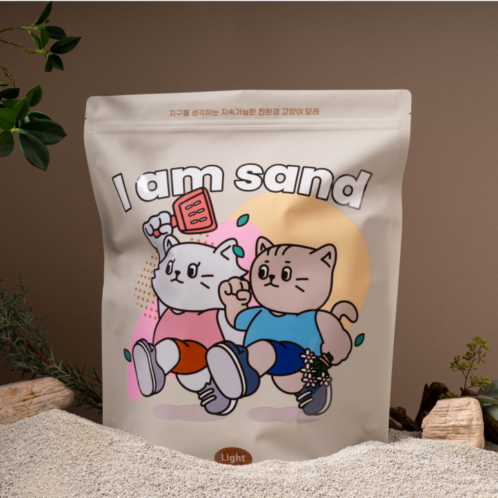 아이엠샌드 라이트 고양이모래 18kg, 9kg, 2개, 무향 아이엠샌드 라이트 고양이모래 18kg, 9kg, 2개, 무향