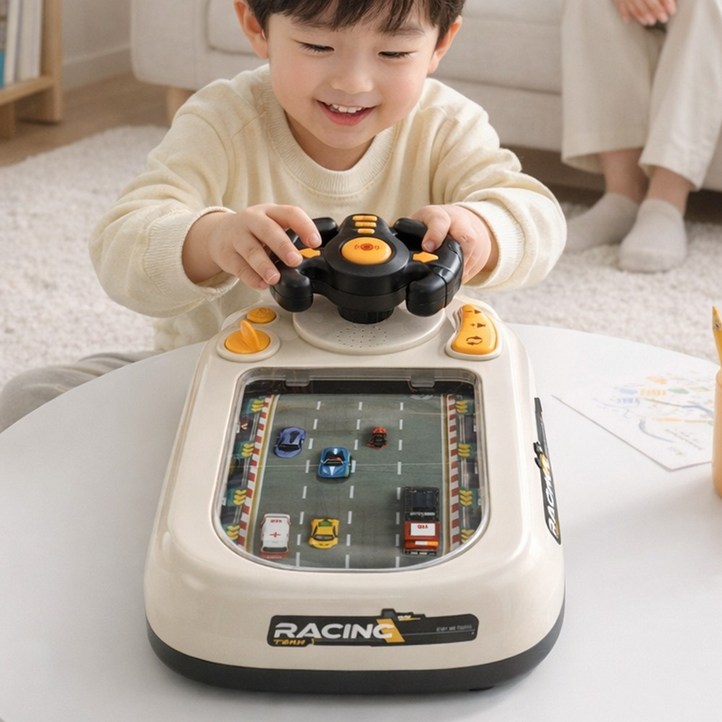 토요요 레이싱 게임 핸들 콘솔 장난감 자동차 보드게임 미니카 장난감SD1