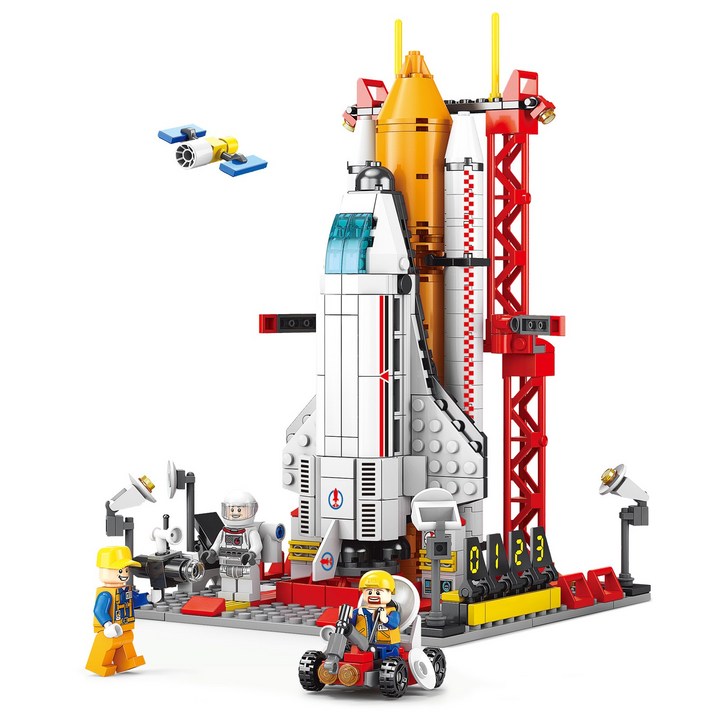 알꿀밤호환블럭우주 E중형 레드 우주왕복선