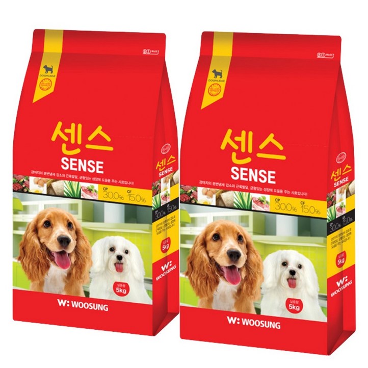 우성 독무대 센스 애견사료 5Kg2개굿밸런스 퓨어져키 랜덤 증정, 2개, 5kg