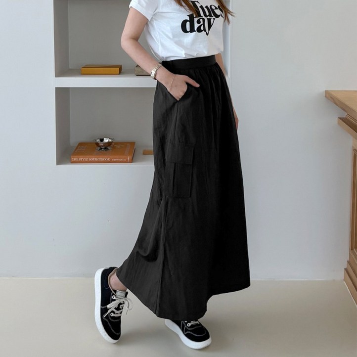 빅앤클로젯 여름 S3XL 빅사이즈여성 시원한 나일론소재 카고치마 바캉스룩 휴양지룩 데일리룩 비치 바스락 카고 롱스커트 빅앤클로젯 여름 S3XL 빅사이즈여성 시원한 나일론소재 카고치마 바캉스룩 휴양지룩 데일리룩 비치 바스락 카고 롱스커트