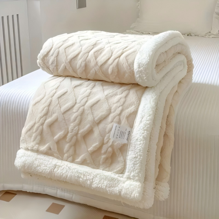 LONZOMONI 포근한 양면 양털 극세사 담요 이불 1pc LONZOMONI 포근한 양면 양털 극세사 담요 이불 1pc
