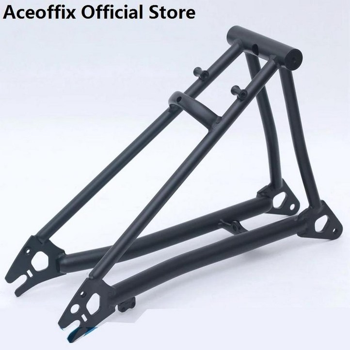 Aceoffix Brompton p 라인 프레임 후면 삼각형 프레임 프론트 포크 자전거 부품