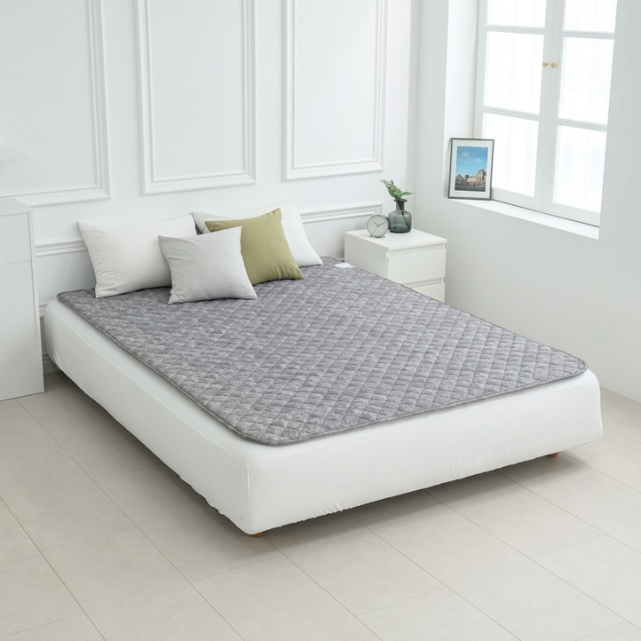 온돌왕 무자계 안심 전기요 캠핑 침대 전기매트 1인 2인 싱글 더블