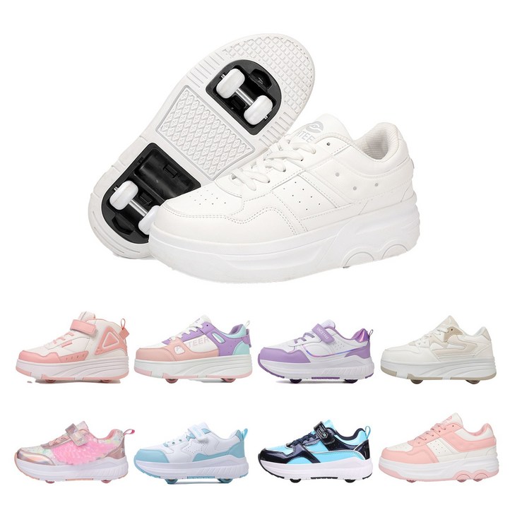 PHTTER 신규업그레이드 롤러슈즈 바퀴달린 운동화 6륜  S01