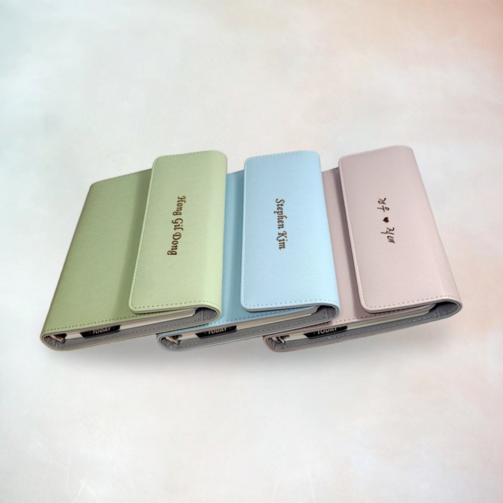 2025 이니셜스 레터링 다이어리  이니셜 무료 회사 로고 각인