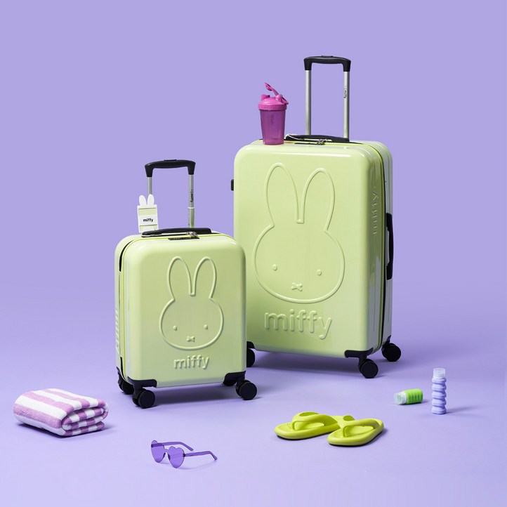 미피 하티 기내용 수하물용 캐릭터 캐리어 51cm 74.5cm
