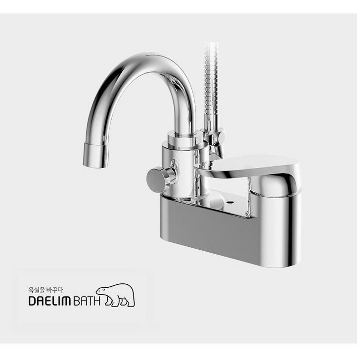 대림바스 투홀 세면 샤워 겸용 수전 DLYB6A15 10.16cm